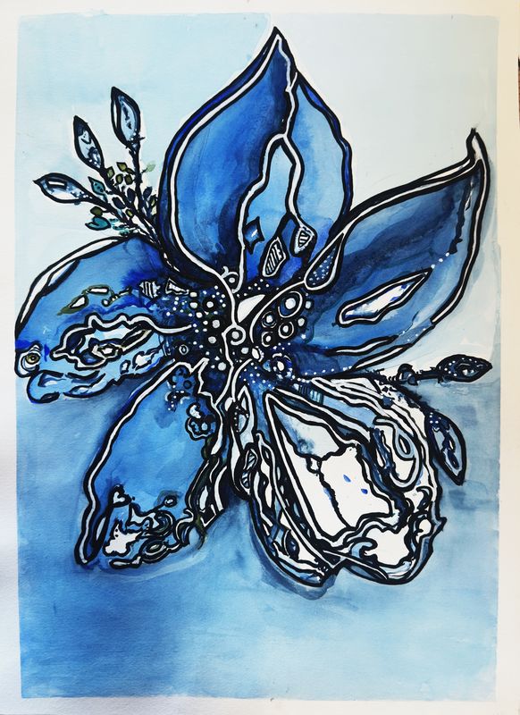 Blue Hush, by Marcia Scott