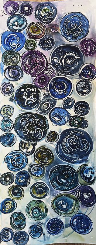 Bubble Totem, by Marcia Scott