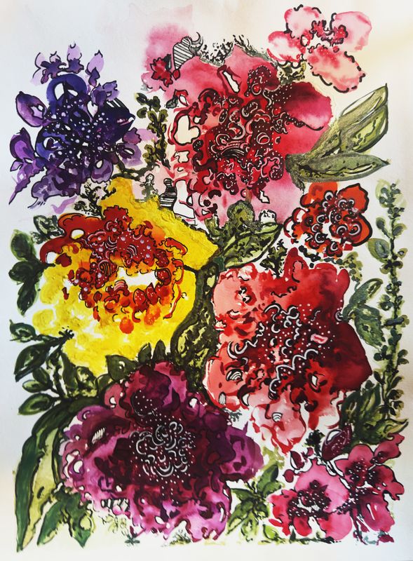 Garden Party, by Marcia Scott