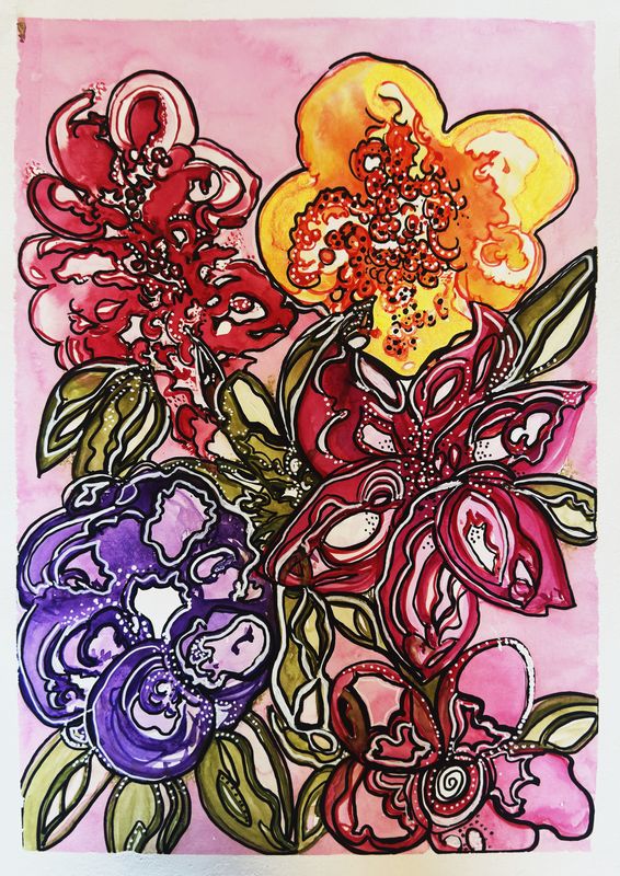 Petal Parade, by Marcia Scott
